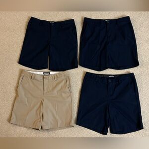 Girls lands end active chino uniform shorts